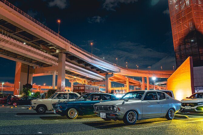 Daikoku Car Club Temporary Membership - Rainbow Bridge and Tokyo Tower photos: quick, fun, and timed for night light