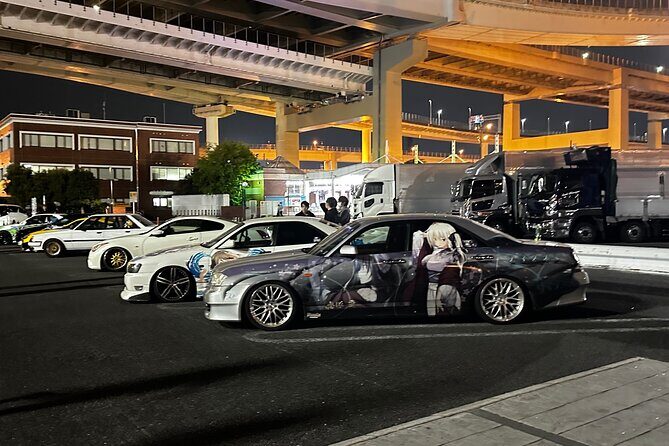 Daikoku Car Club Temporary Membership - Daikoku Parking Area Futo: the underground-meet moment