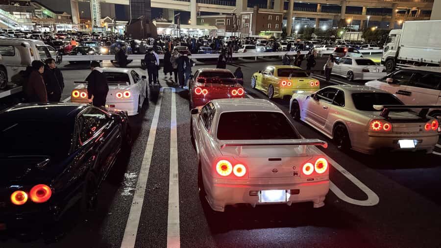 Daikoku & Tokyo Private JDM Tour by 700HP R34 GT-R - 700HP R34 GT-R value: what $586 buys you in Tokyo