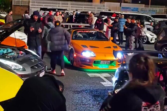 EVO, WRX, Skyline – JDM Night Run to Daikoku Car Meet - Getting started in Shibuya near Firedori Starbucks