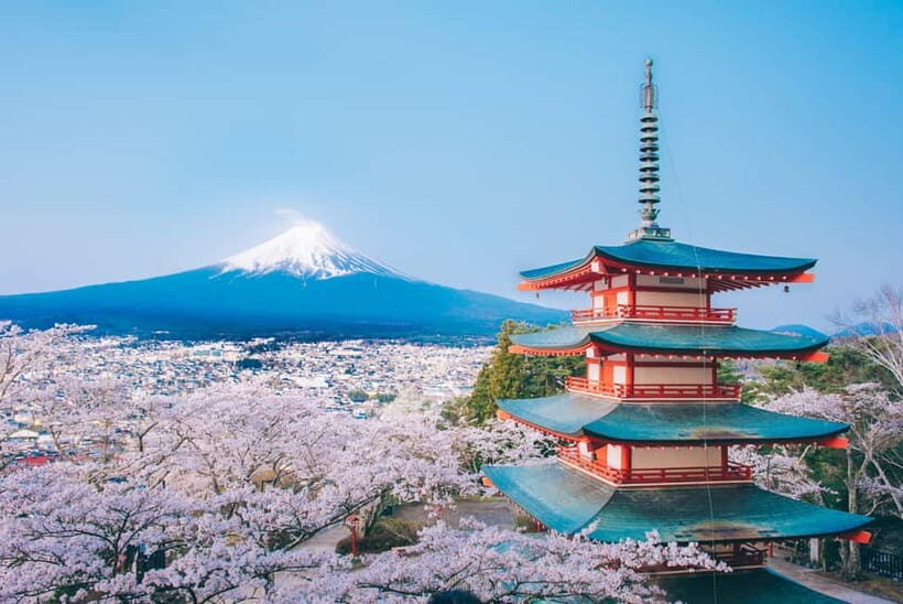 From Tokyo: Must-Visit Mount Fuji Highlight Full-Day Tour - Arakurayama Sengen Park and Chureito Pagoda: The Step Climb With Big Rewards