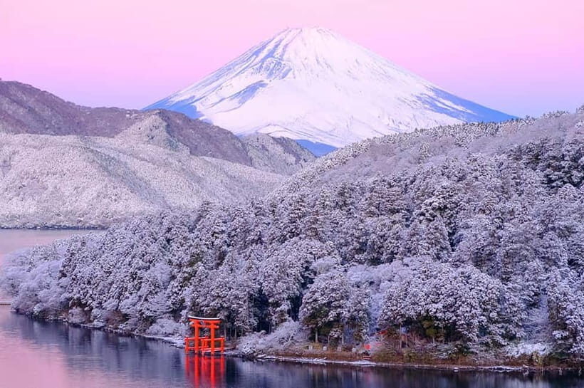 Mt.Fuji Hakone Day Tour With Lake Ashi Cruise, FREE Ropeway - Oshino Hakkai: eight ponds that make Fuji look like it belongs in water