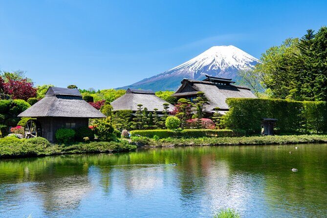 Mt. Fuji Private Tour with English Speaking Driver - Arakurayama Sengen Park and Chureito pagoda: stairs, shrines, and iconic angles