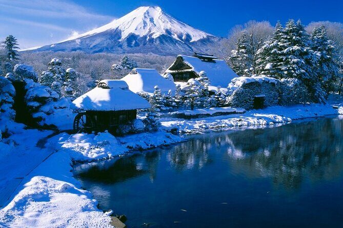 Mt. Fuji Tours with Kawaguchi Lake Ropeway View English Speaking - Oshino Hakkai ponds: Fuji snowmelt you can actually see