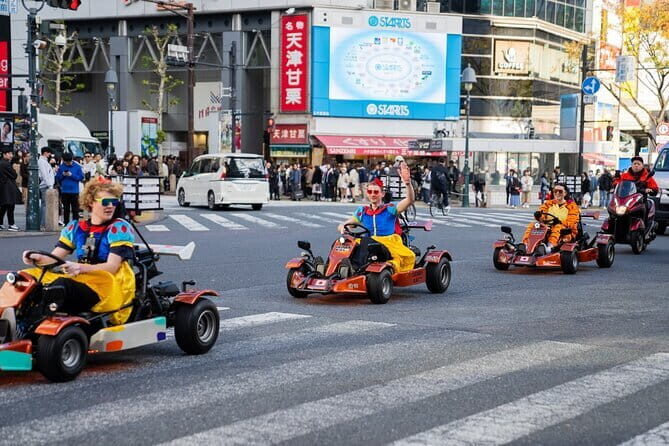 Official Japan Go-Kart Through Shibuya / Shinjuku (IDP Required) - The drive setup: how the team manages 10 karts in real traffic