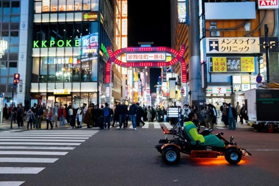 Official Japan Go-Kart Through Shibuya / Shinjuku - Route Highlights: Shibuya, Shinjuku, Tokyo Tower, and the Big Photo Stops