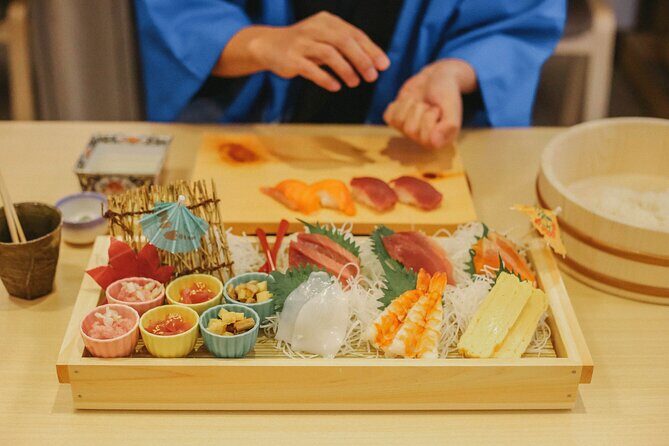Popular Sushi Making Class near Tokyo Tower - Sushi Garyu in Higashiazabu: convenient, compact, and fun