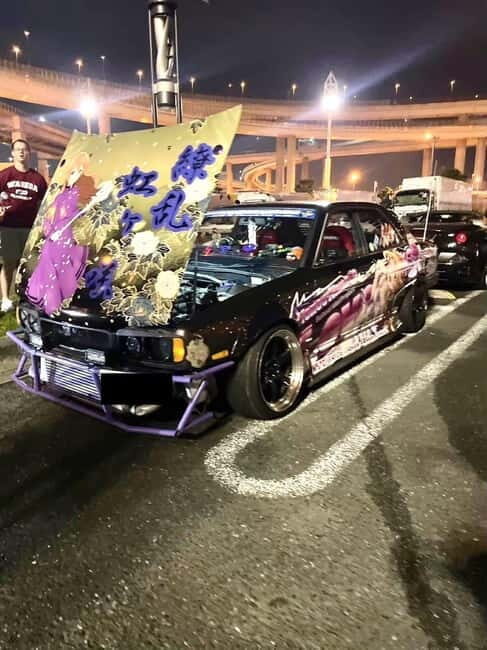 R34Skyline Daikoku PA Fast & Furious Private Experience - Rainbow Bridge: the easy win for skyline photos