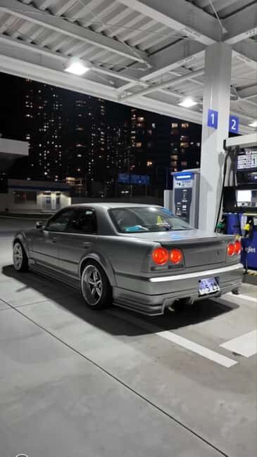 R34Skyline Daikoku PA Fast & Furious Private Experience - Daikoku Parking Area: the car meet moment you actually came for