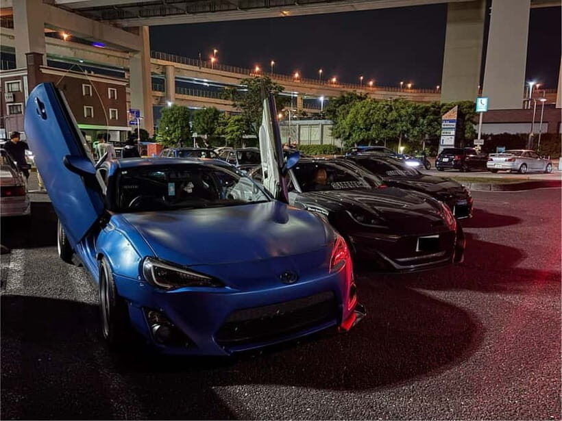 R34Skyline Daikoku PA Fast & Furious Private Experience - What to bring and how to act like a pro (camera and timing)