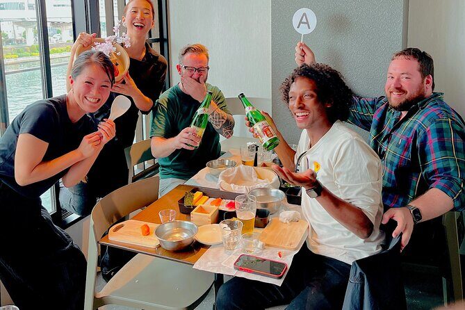 Ramen and Sushi Cooking Class with Sake Pairing Set in Tokyo - Key Highlights at a Glance