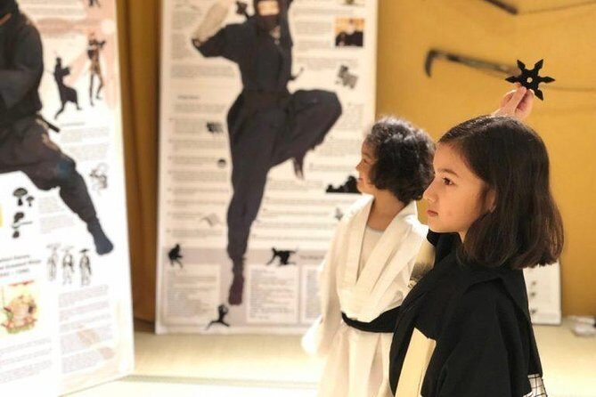 Samurai Sword Experience (Family Friendly)at SAMURAI MUSEUM TOKYO - Ninja Weapons Trial: Throwing Stars as the Perfect Kid-Friendly Challenge
