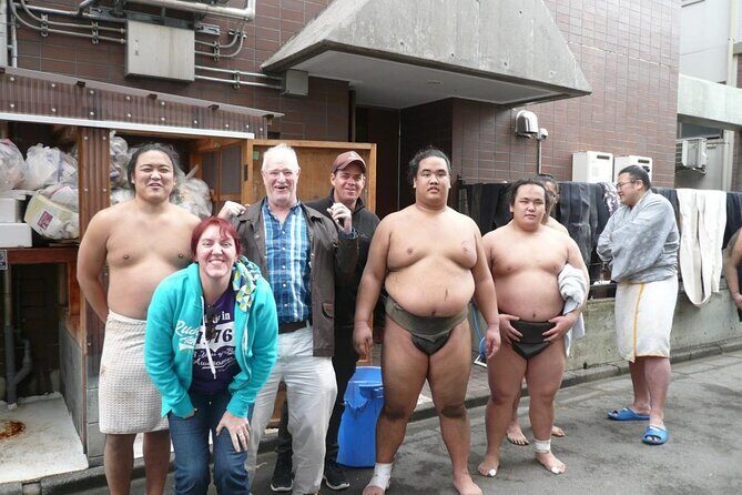 Sumo Morning Training Watch in Tokyo,Hotel-pickup w/English guide - Hotel Pickup, Mobile Ticket, and Getting to the Stable