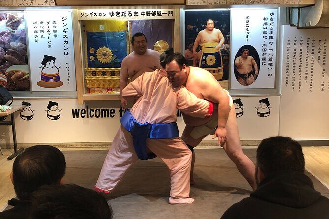 the SUMO show - What Happens When You Arrive: Host, Small Group Energy, and the Wrestlers