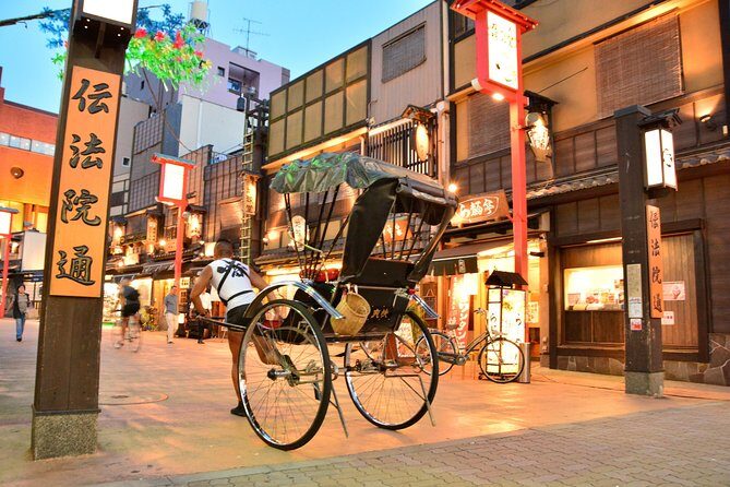 Tokyo Asakusa Rickshaw Tour - Asahi Beer Headquarters and the Golden Flame