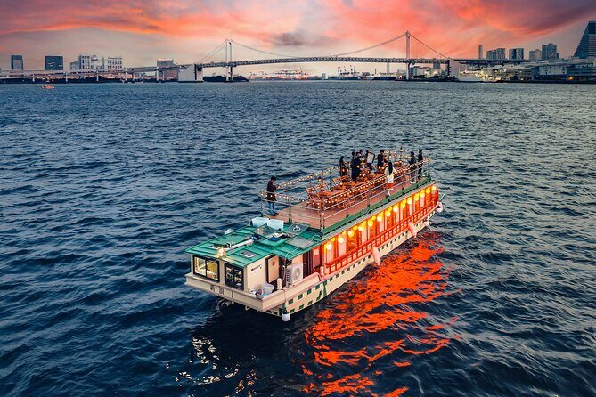 Tokyo Bay Yakatabune Dinner/Day Cruise with Japan Show and Drinks - Tokyo Bay at night on a yakatabune: what you’re really buying