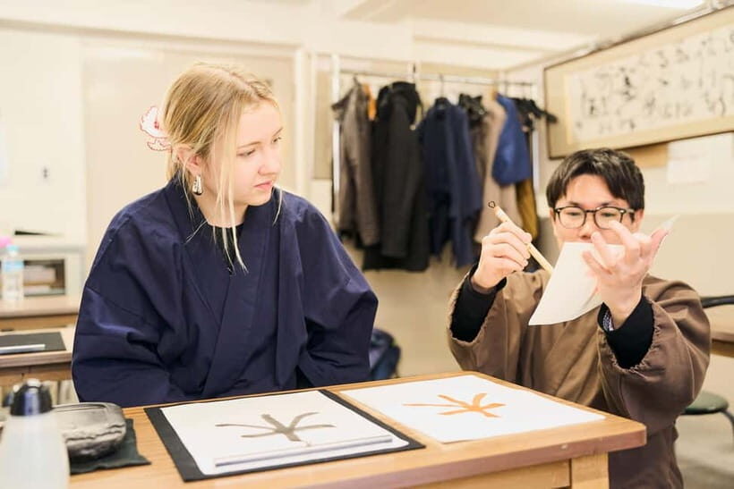 Tokyo: Calligraphy Workshop & Original T-Shirt Creation - Small-group help in Shinjuku: how much attention you get
