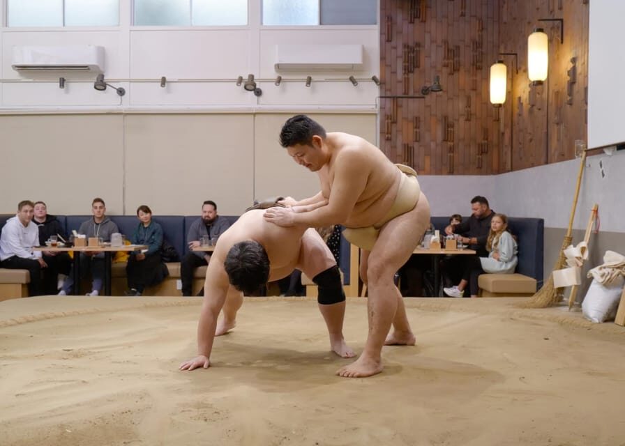 Tokyo: Challenge Sumo Wrestlers and Enjoy Meal - What this Tokyo sumo show really gives you