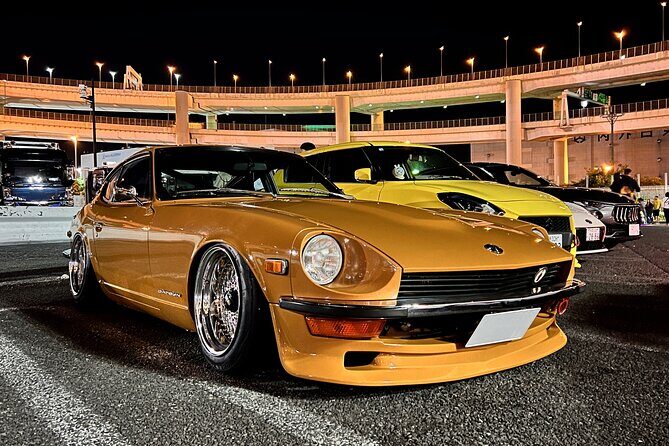 Tokyo: Daikoku JDM Car Meet & Night Car Culture Tour - The road show before Yokohama: Mori Tower and the Rainbow Bridge at night