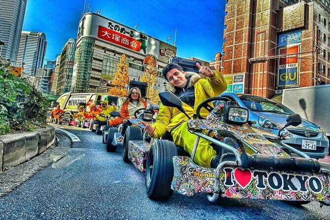 Tokyo Go-Kart Tour Shibuya-Harajuku-Shinjuku (*IDP Required) - Meeting at Monkey Adventure Kart Shibuya and getting ready to ride