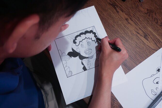 Tokyo Manga Drawing Workshop Guided by Active Pro Manga Artist - What you leave with: a take-home manga keepsake