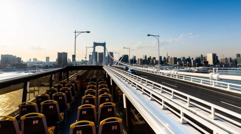 Tokyo: Open Top Panoramic Sightseeing Bus with Audio Guide - Choosing the City Course or Bay Course
