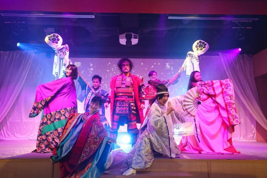 Tokyo: Samurai Entertainment Night Show in Kanda Shrine - The Masakado legend on stage: swordplay, music, and story beats