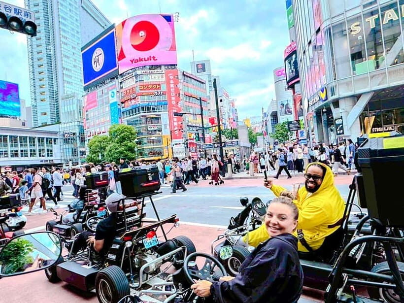 Tokyo: Shibuya and Shinjuku Streets Guided Go-Karting Tour - Harajuku: When the Streets Turn Playful