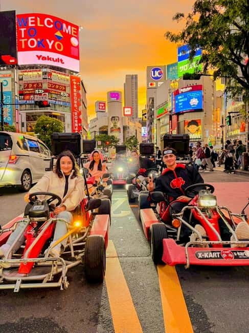 Tokyo: Shibuya and Shinjuku Streets Guided Go-Karting Tour - Where You Meet Near Shinjuku Central Park