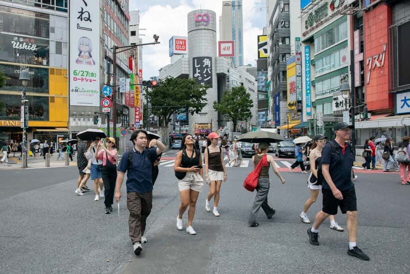 Tokyo: Shibuya Crossing & Hidden Streets Walking Tour - Shibuya Crossing: learn how to watch the chaos