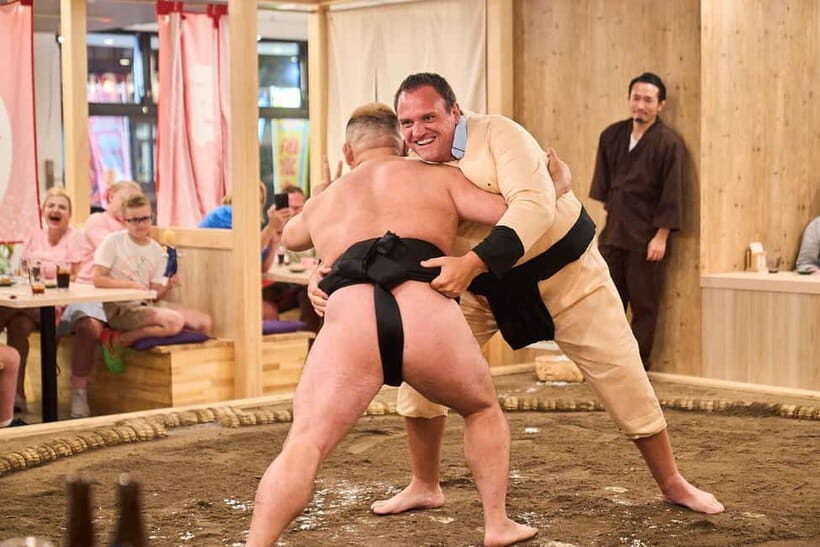 Tokyo Sumo Experience: Chanko & Mochi with a Former Pro - Getting On the Dohyo: Sumo Moves You Can Actually Try