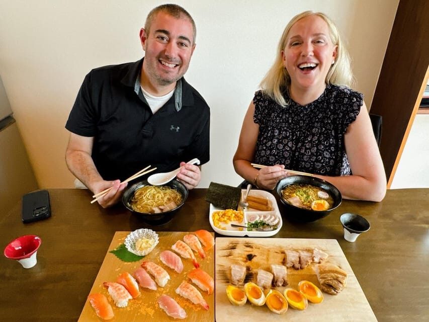 Tokyo: Sushi and Ramen Cooking Class with Sake Pairing Set - Tokyo’s Tsukishima Kitchen: getting there and knowing the vibe