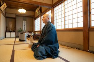 Tokyo Zen Meditation at Private Temple with Monk - Writing sutras and doing calligraphy as meditation
