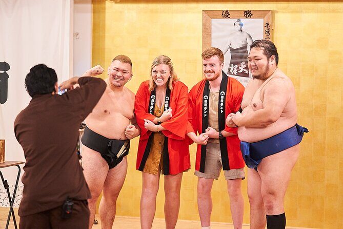 TokyoSumoShow, ChickenHotPot, and Mochi-Pounding by Pro Wrestlers - Photos, souvenirs, and how to make it feel like a trip