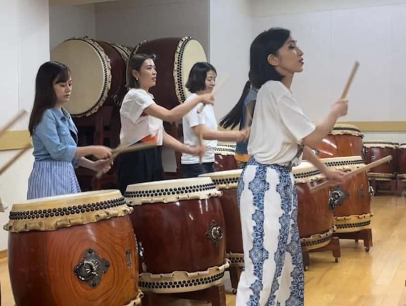 Tokyo's Authentic and Finest Taiko Drumming Experience - A studio session with Eva Kestner, not a tourist demo